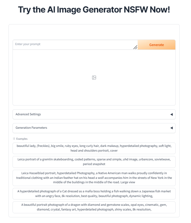 AI Image Generator NSFW