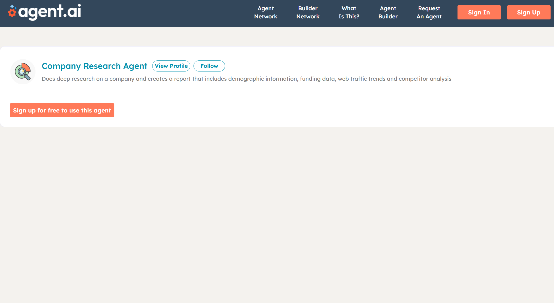 Company Research Agent